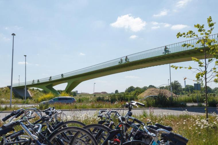 RijnWaalpad_groentje_fietsenstalling